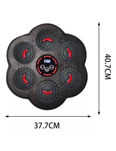 Máquina Boxeo Inteligente, Luz Doble 6 Agujeros + Guantes