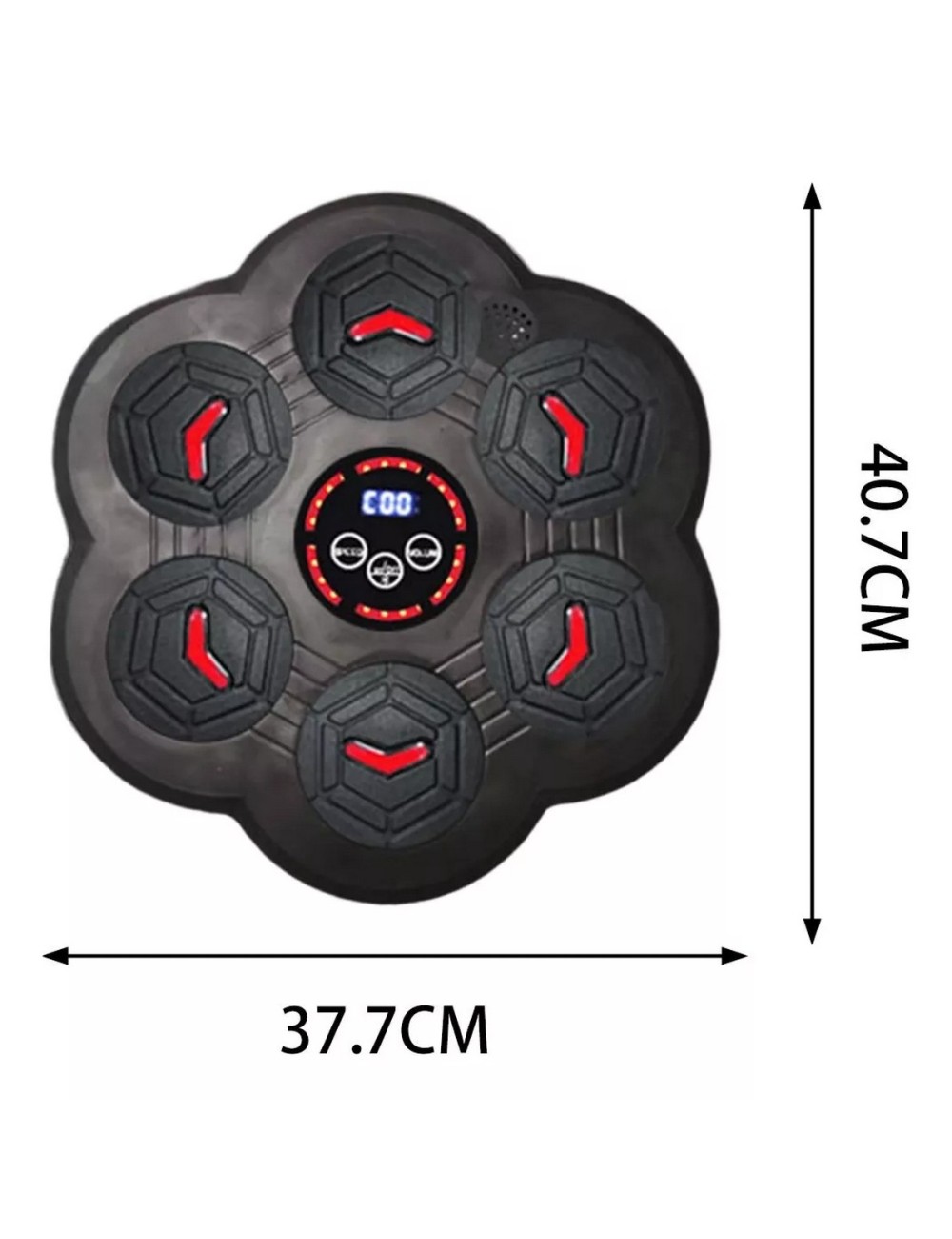 Máquina Boxeo Inteligente, Luz Doble 6 Agujeros + Guantes
