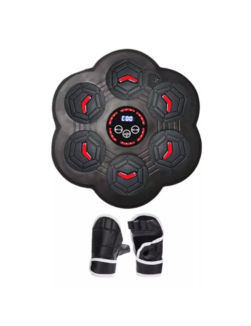 Máquina Boxeo Inteligente, Luz Doble 6 Agujeros + Guantes