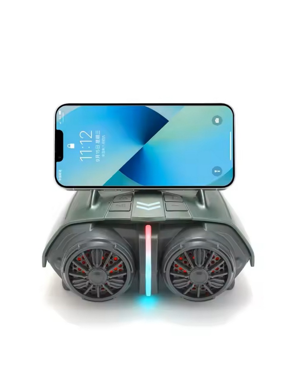 Parlante Bluetooh Tg811 Nave Luces Con Soporte Para Celular