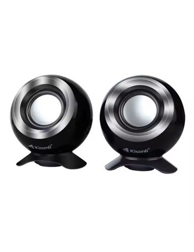 Parlante Para Pc Multimedia K600 Kisonli Usb Auxiliar