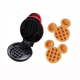 Waflera Mini Personal Mickey Guaflera Mouse Antiadherente