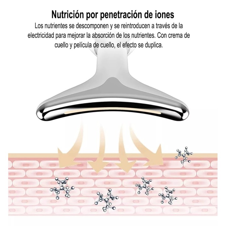 Masajeador Facial Rejuvenecimiento Luzportatil Recargable