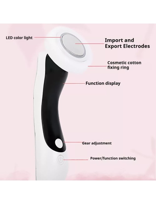 Masajeador Facial Embellecimiento Luces Portatil Recargable