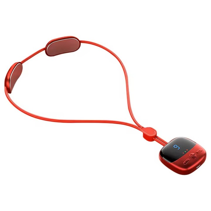 Masajeador Cuello Micro Pulso Electrico Cervical Recargable
