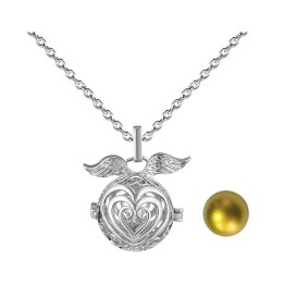 Collar Llamador De Angel Corazon Corazon Cascabel + EstucheFFGJ545