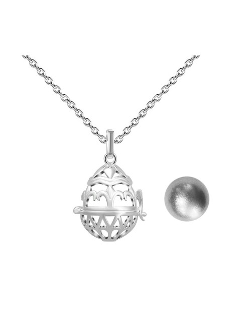 Collar Llamador De Angel Proteccion Cascabel + Estuche