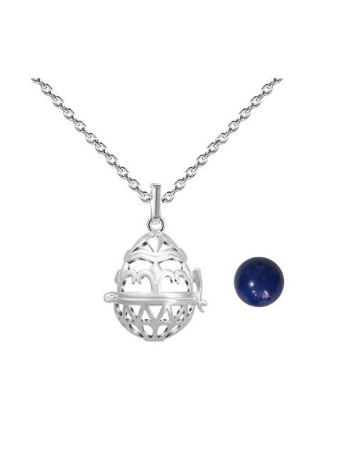 Collar Llamador De Angel Proteccion Cascabel + Estuche