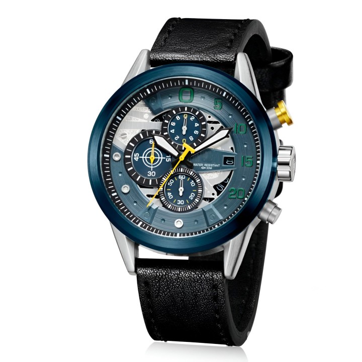 Reloj G-force H3790g Cronografo Funcional Cuero + Estuche