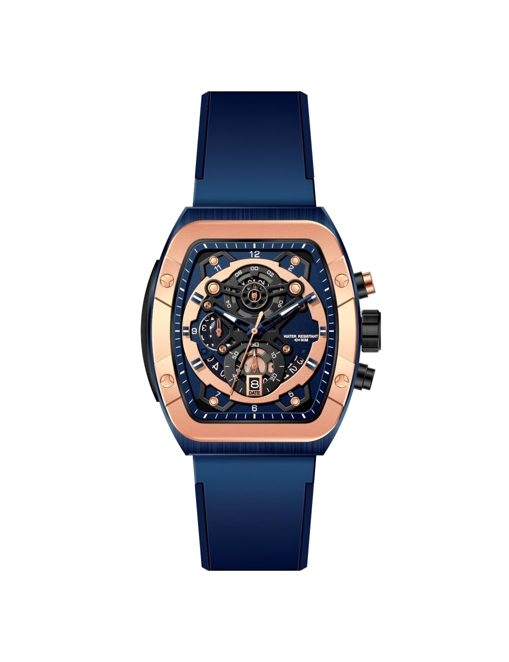 Reloj G-force H3994g Calendario Deportivo Funcional +estuche