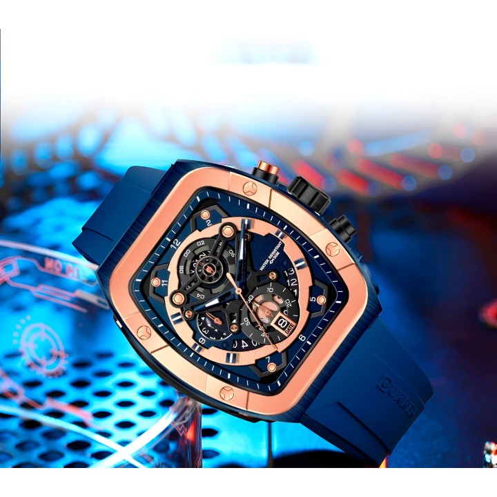 Reloj G-force H3994g Calendario Deportivo Funcional +estuche