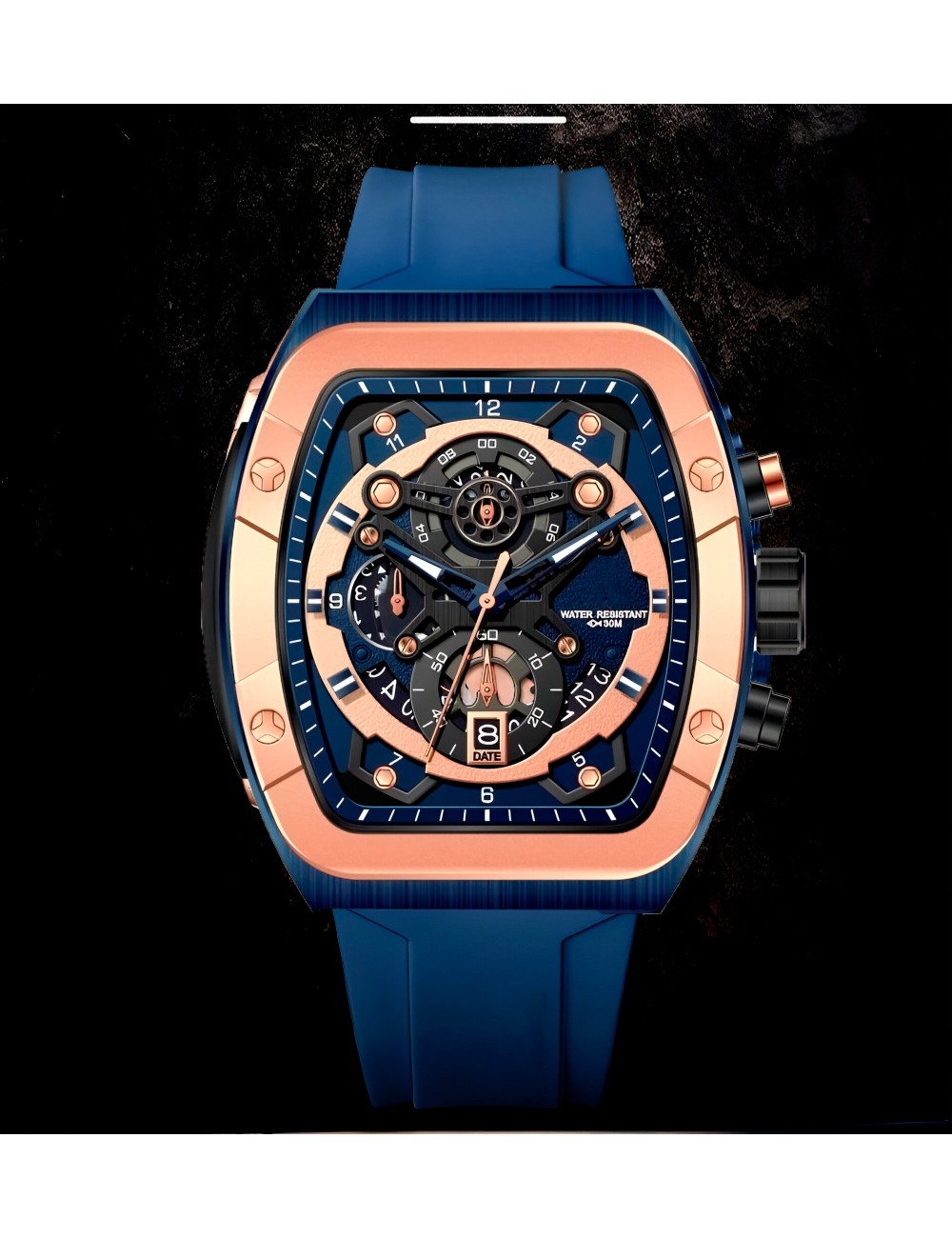 Reloj G-force H3994g Calendario Deportivo Funcional +estuche
