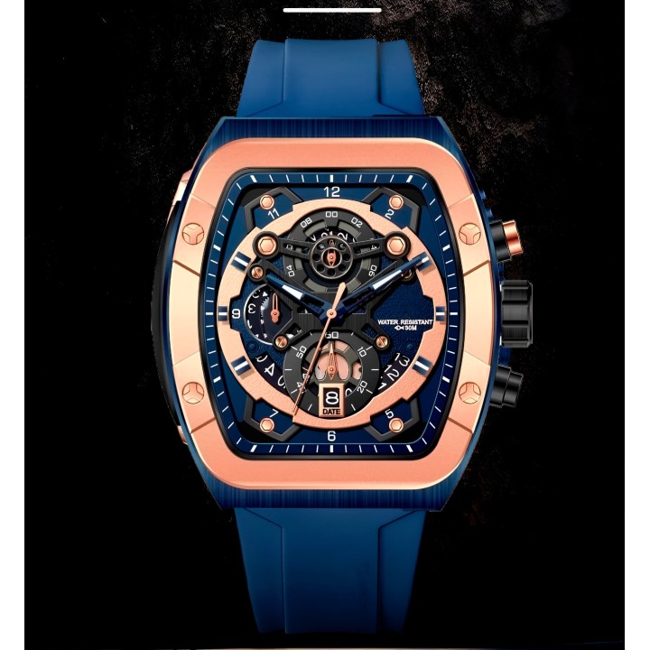 Reloj G-force H3994g Calendario Deportivo Funcional +estuche