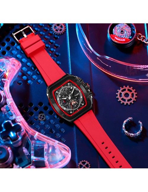 Reloj G-force H3994g Calendario Deportivo Funcional +estuche