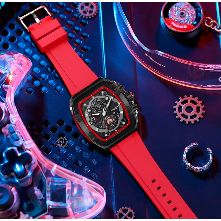 Reloj G-force H3994g Calendario Deportivo Funcional +estuche