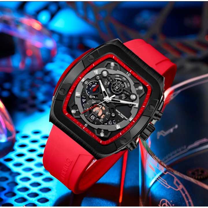 Reloj G-force H3994g Calendario Deportivo Funcional +estuche