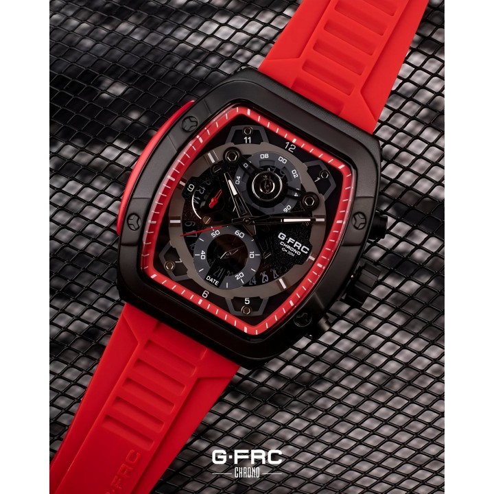 Reloj G-force H3994g Calendario Deportivo Funcional +estuche