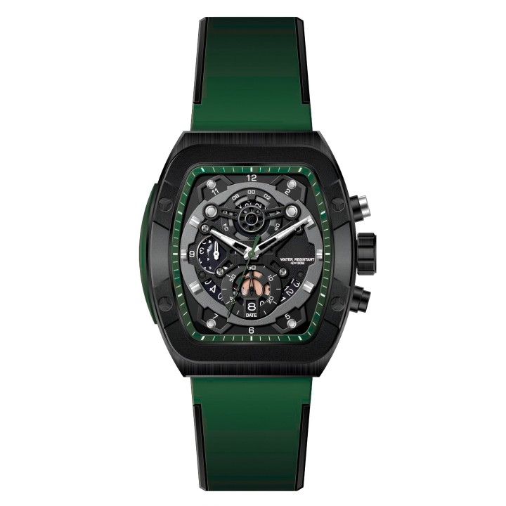 Reloj G-force H3994g Calendario Deportivo Funcional +estuche