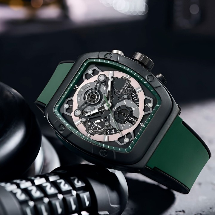 Reloj G-force H3994g Calendario Deportivo Funcional +estuche