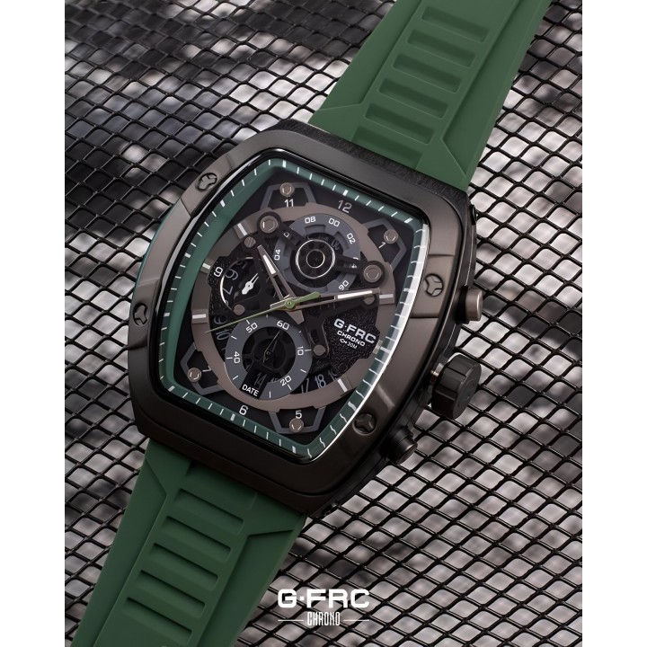 Reloj G-force H3994g Calendario Deportivo Funcional +estuche