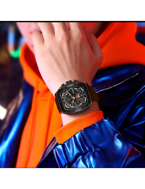 Reloj G-force H3994g Calendario Deportivo Funcional +estuche