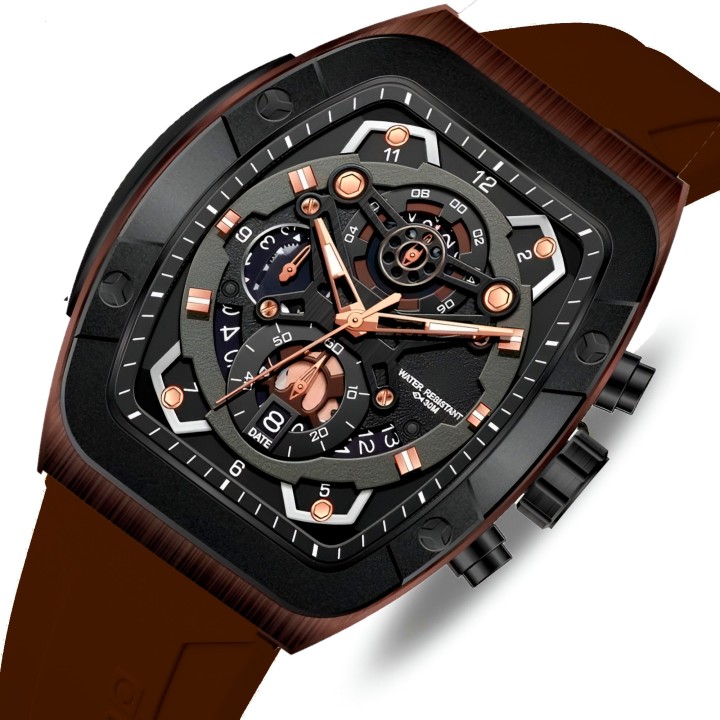 Reloj G-force H3994g Calendario Deportivo Funcional +estuche
