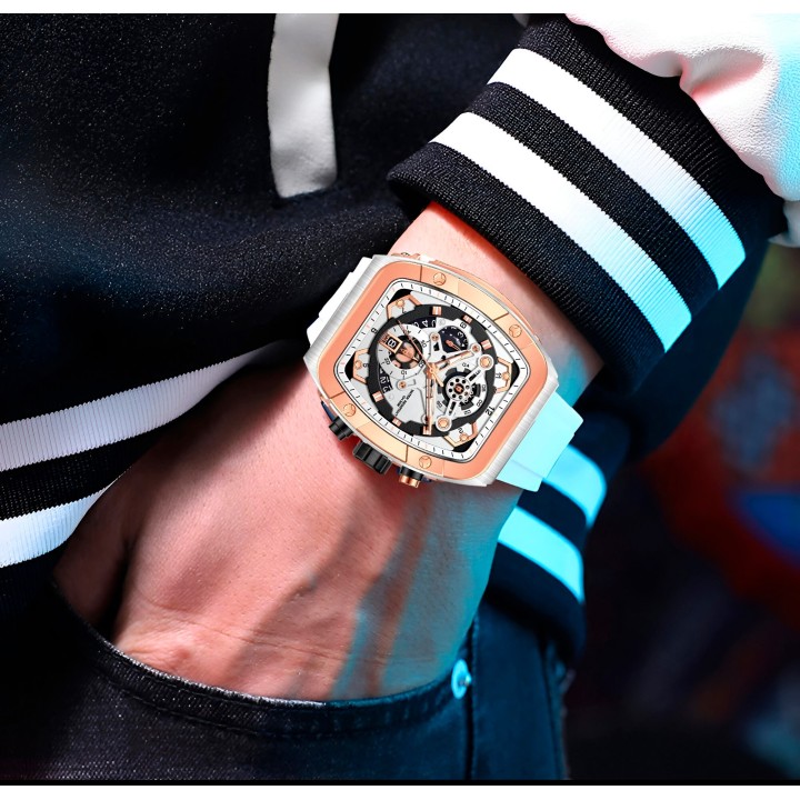 Reloj G-force H3994g Calendario Deportivo Funcional +estuche