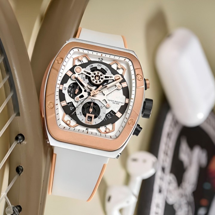 Reloj G-force H3994g Calendario Deportivo Funcional +estuche