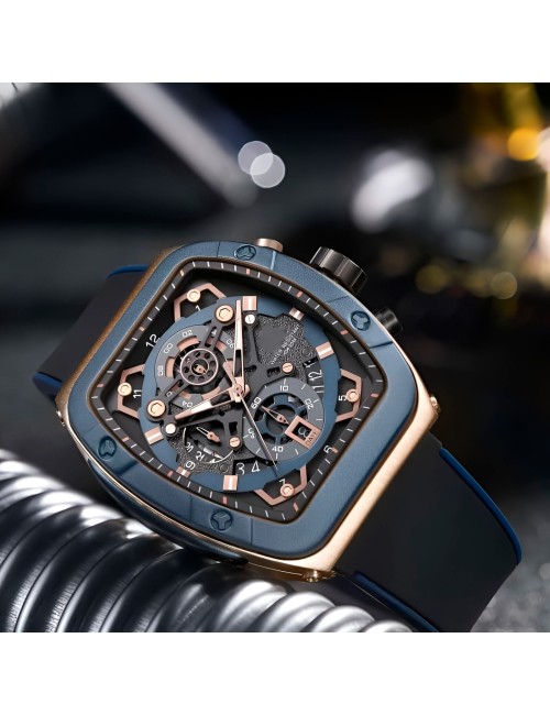 Reloj G-force H3994g Calendario Deportivo Funcional +estuche