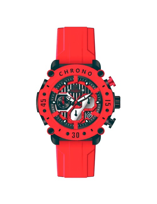 Reloj G-force H4056g Cronografo Funcional Goma + Estuche