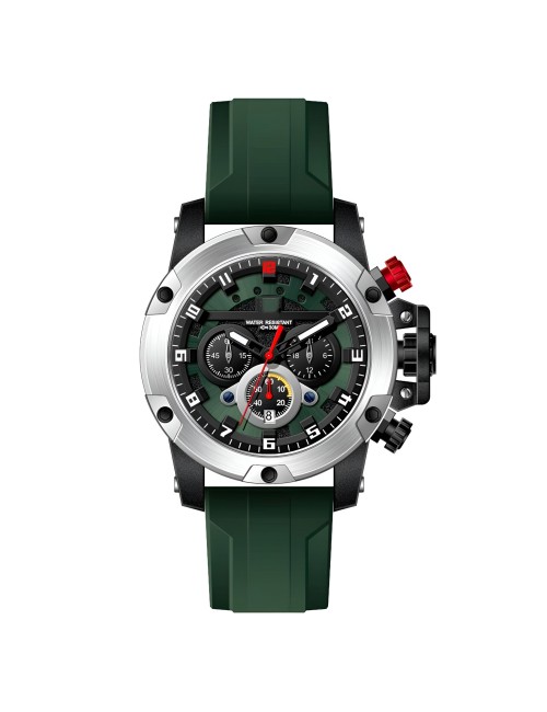 Reloj G-force H3958g Cronografo Funcional Goma + Estuche