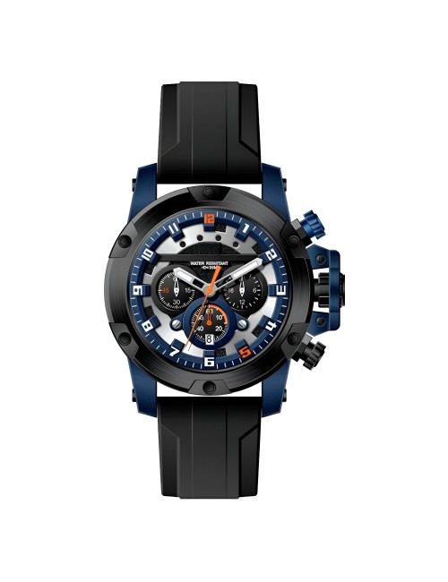 Reloj G-force H3958g Cronografo Funcional Goma + Estuche