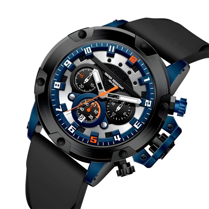 Reloj G-force H3958g Cronografo Funcional Goma + Estuche