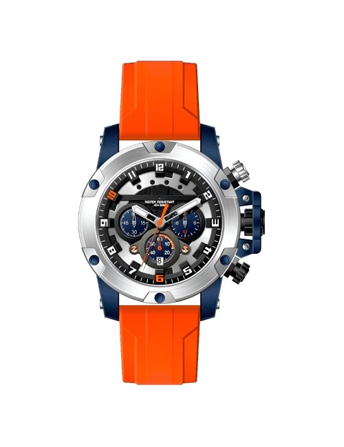 Reloj G-force H3958g Cronografo Funcional Goma + Estuche