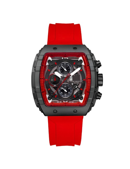 Reloj G-force H3996g Cronografo Funcional Goma + Estuche