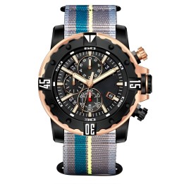 Reloj G-force H4054g Cronografo Funcional Nylon + Estuche