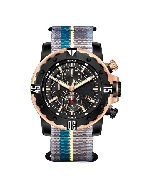 Reloj G-force H4054g Cronografo Funcional Nylon + Estuche