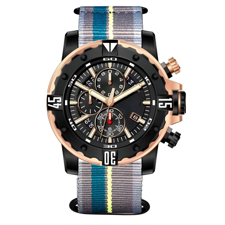 Reloj G-force H4054g Cronografo Funcional Nylon + Estuche
