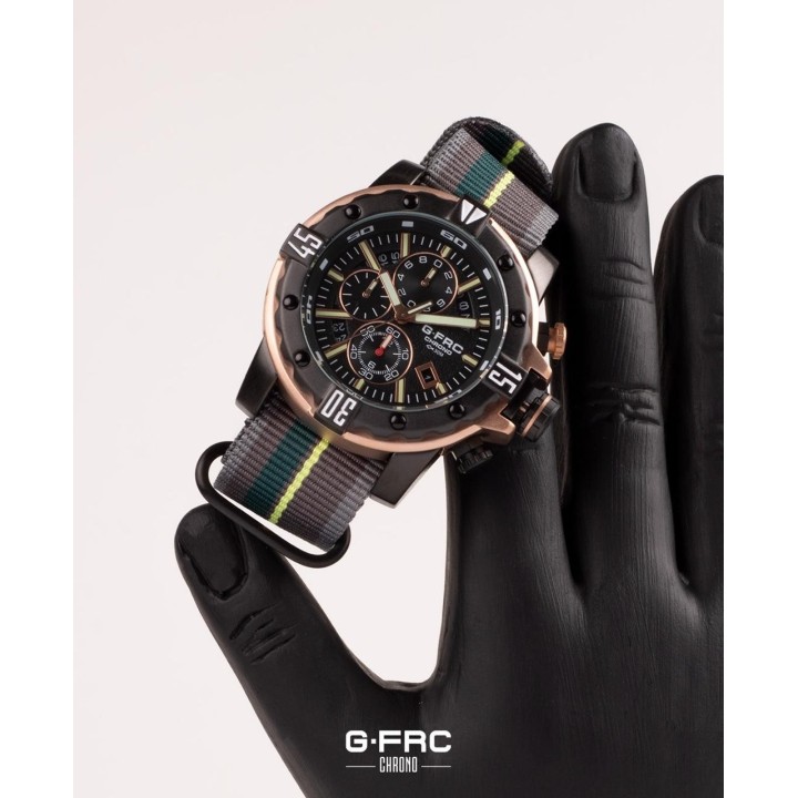 Reloj G-force H4054g Cronografo Funcional Nylon + Estuche