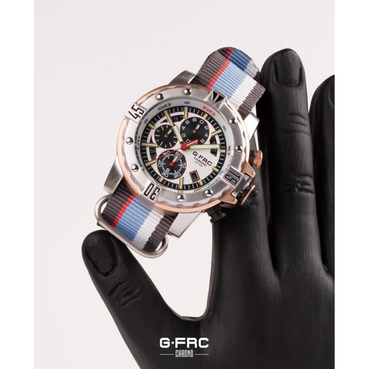 Reloj G-force H4054g Cronografo Funcional Nylon + Estuche