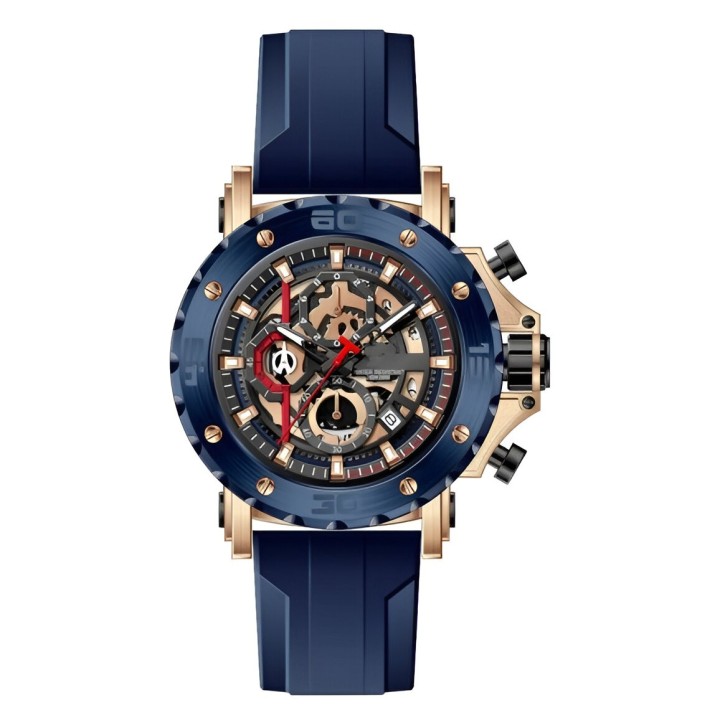Reloj G-force H3959g Cronografo Funcional Goma + Estuche