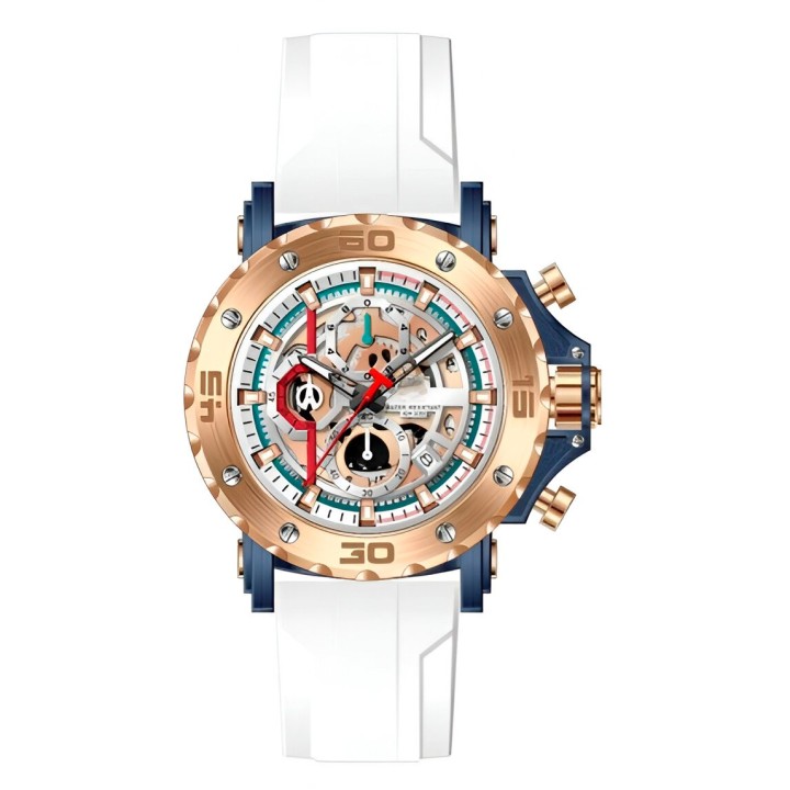 Reloj G-force H3959g Cronografo Funcional Goma + Estuche
