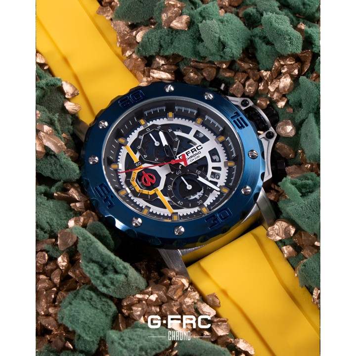 Reloj G-force H3959g Cronografo Funcional Goma + Estuche