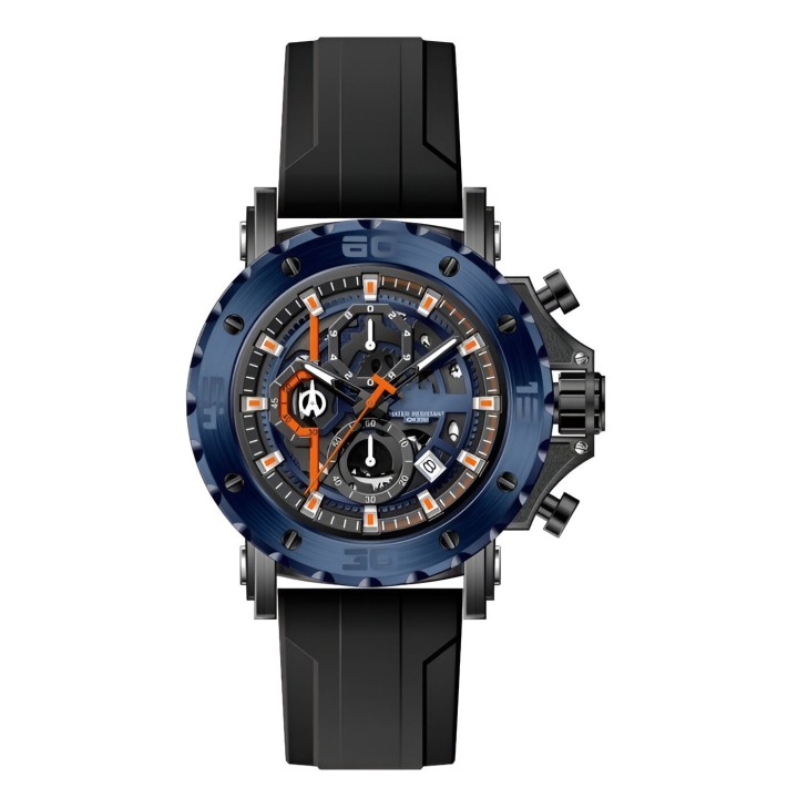 Reloj G-force H3959g Cronografo Funcional Goma + Estuche