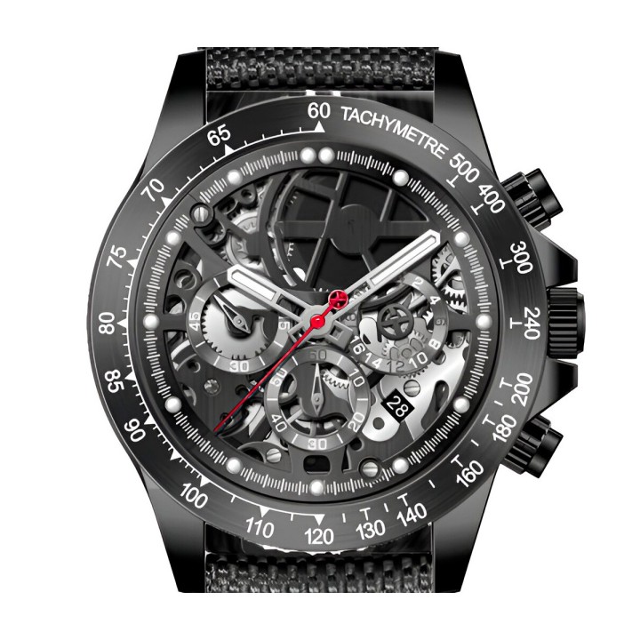 Reloj G-force H4019g Cronografo Funcional Nylon + Estuche