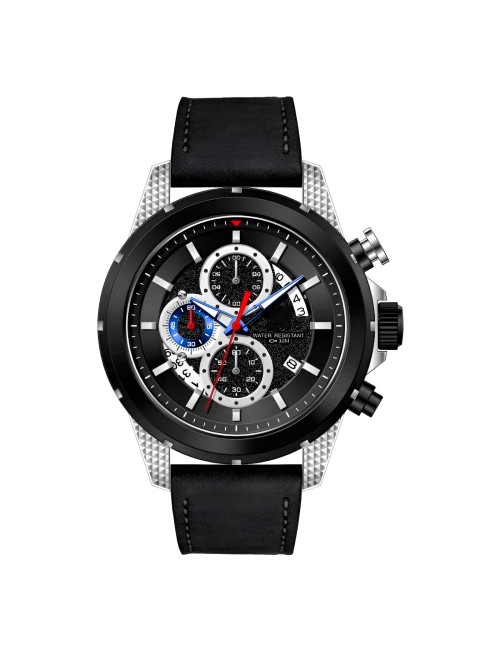 Reloj G-force H3844g Cronografo Funcional Cuero + Estuche