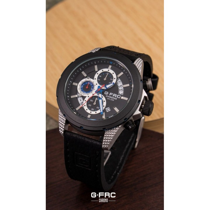 Reloj G-force H3844g Cronografo Funcional Cuero + Estuche