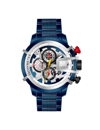 Reloj G-force H3911g Cronografo Funcional Acero + Estuche
