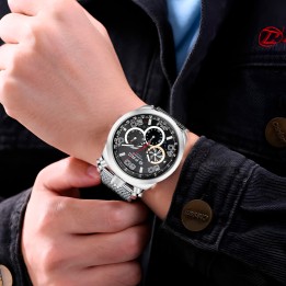 Reloj G-force H3828g Cronografo Funcional Acero + Estuche