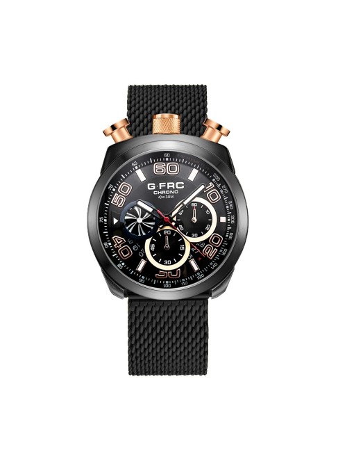 Reloj G-force H3828g Cronografo Funcional Acero + Estuche